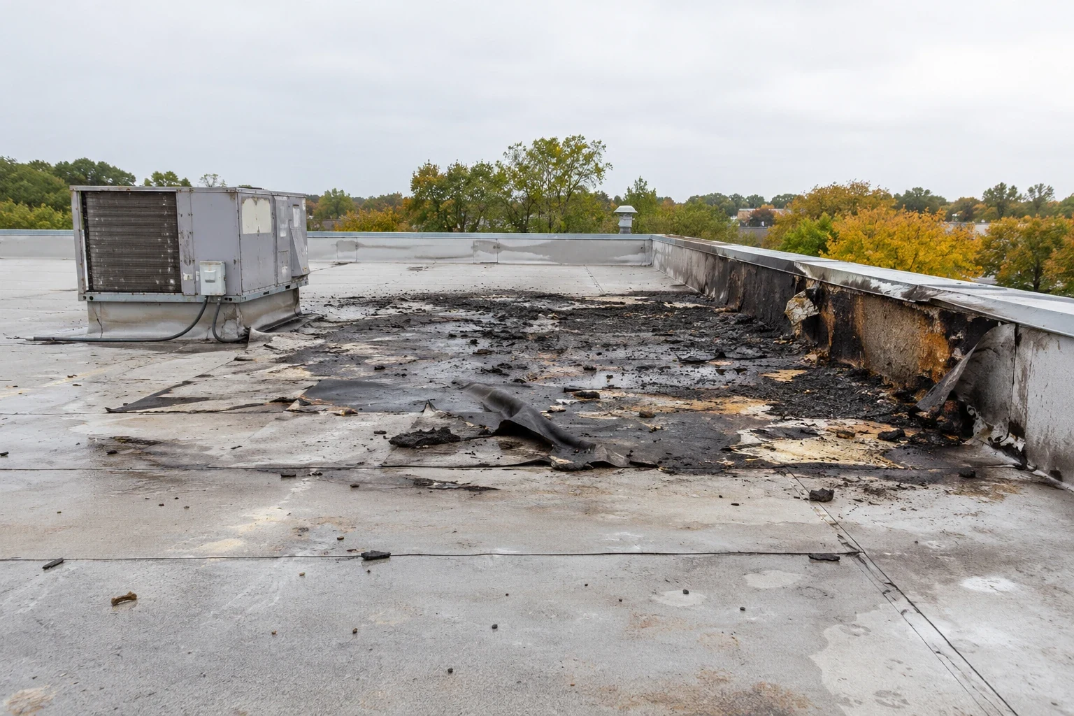 Fire Damage Roof Repair in Queens, NY